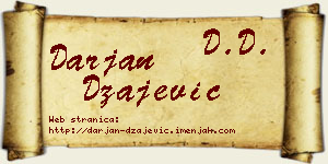 Darjan Džajević vizit kartica